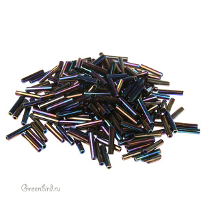 Бисер TOHO Bugle стеклярус 9 мм – Металлизированный (#86), 10 г