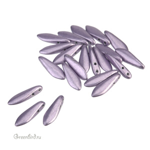 Dagger 2 отверстия 5x16mm, Saturated Metallic Ballet Slipper, 1 шт. (#04B03)