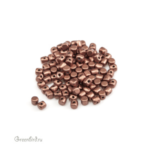 Minos® par Puca® 2,5x3 мм, Copper Gold Matte, 5 гр (#00030/01780)