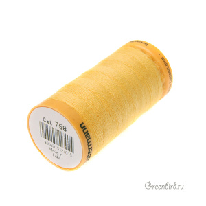 Нить для наметки Gutermann, желтый (#758)