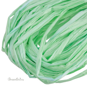 Рафия, 5 мм, зеленый Matte (#4047)