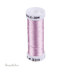 Шелковая нить AVAS Soie Ovale, светло-лиловый, 30 м (#3311)
