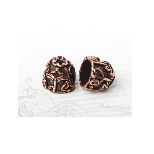 Концевик, ант. бронза, 1 шт. (#2952)