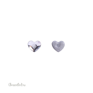 Swarovski 2808 Термостразы Сердце 3,6 мм, прозрачный (#001), 1 шт.