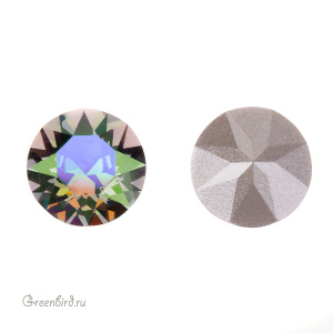 Swarovski 1088 Шатон SS39, кастом черный алмаз голубой ледник, 1 шт.