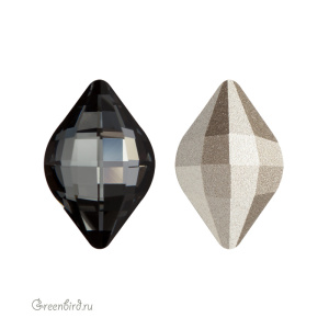 Swarovski 4230 Лемон 14х9 мм, серебряная ночь (#001SINI), 1 шт.