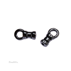 JBB Концевик-кримп, 7х3 мм gunmetal (J15-73)