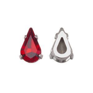 Crystalbird 4328 ÐÐ°Ð¿Ð»Ñ 10x6 Ð¼Ð¼ Ð² Ð¾Ð¿ÑÐ°Ð²Ðµ, ÑÐ¾Ð´Ð¸Ð¹, ÑÐ²ÐµÑÐ»ÑÐ¹ ÑÐ¸Ð°Ð¼ (#227), 6 ÑÑ.