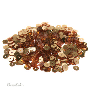 Пайетки LM Paris 4мм плоские, Or C2 (#LM13)