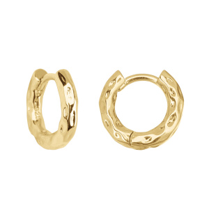 Швензы-кольца "Конго - фольга" 14 мм, золото, пара (#SV1701-2311G)