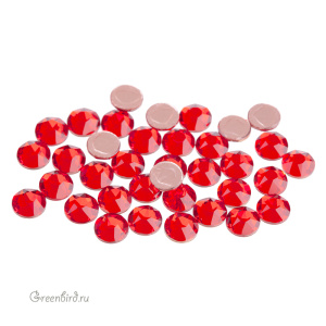 Swarovski 2078 Термостразы круглые SS20, светлый сиам (#227), уп. 36 шт.