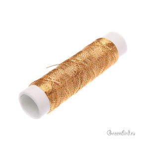 Металлизированная нить AVAS BOURDON, золото, 10 м (#1106)