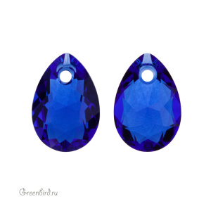 6433 подвеска Pear Cut 11,5mm – Majestic Blue (#296)