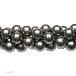Swarovski 5810 Жемчуг 12 мм, серый (#731), 1 шт.