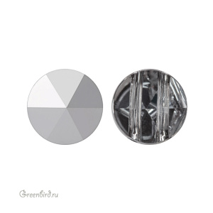 Swarovski 5062 Бусина Шип круглый 7,5 мм, светлый хром (#001LTCH), 1 шт.