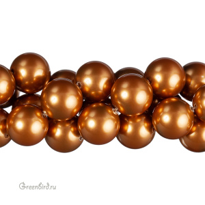 Swarovski 5811 Жемчуг с расширенным отверстием 12 мм, медный (#159), 1 шт.