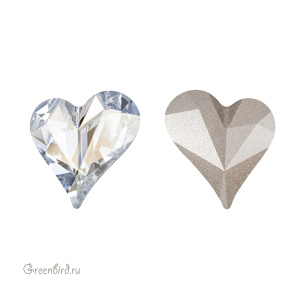 Swarovski 4809 Асимметричное сердце 17x15,5 мм, голубая дымка (#001BLSH), 1 шт.