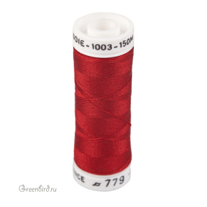 Шелковая нить AVAS Soie 1003, алый, 150 м (#779)