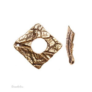 "Дети природы", замок-тоггл, ант. латунь, 1 шт. (#Л0534)