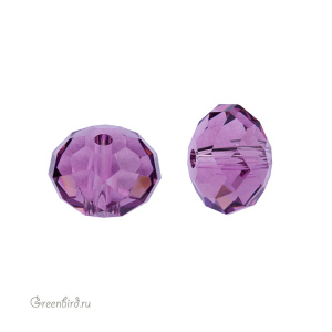 Swarovski 5040 Бусина Бриолетт 8х5 мм, ирис (#219), 1 шт.