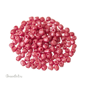 Fire Polish True 2 мм, Pastel Dark Coral (#25010)