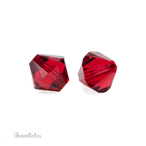 Swarovski 5328 Биконус 8 мм, алый (#276), 1 шт.