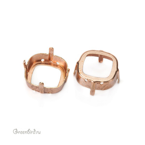 NEW 4470 Оправа для Cushion Square 18 мм, томпак