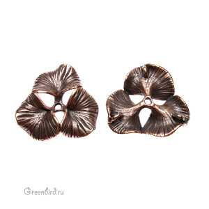 "Танец модерна", коннектор, ант. бронза, 1 шт. (#2039)