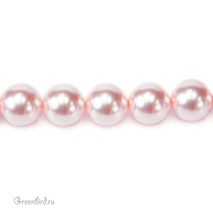 Swarovski 5811 Жемчуг с расширенным отверстием 14 мм, розалин (#294), 1 шт.