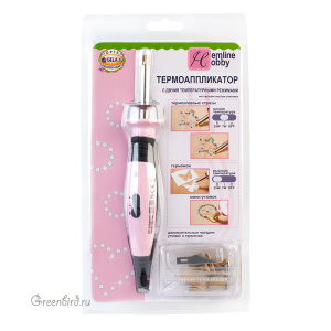 Термоаппликатор универсальный Hemline Hobby, 12 насадок