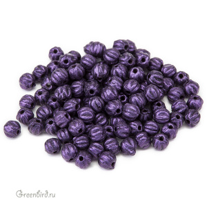 Melon Round 3mm – Metallic Suede Purple, 5 гр (#79021MJT)