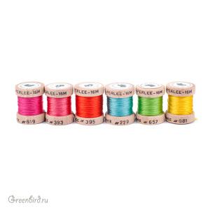 Набор шелковых нитей AVAS Soie Perlee® 6 Nuances — Summer