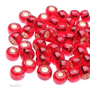 Бисер TOHO Round 3/0 внутреннее серебрение (#25C), 10 г