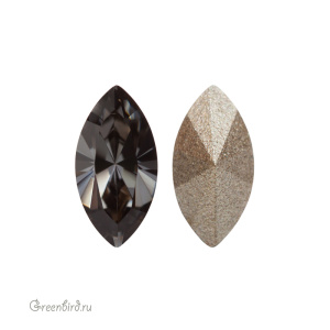 Swarovski 4228 Наветт 8х4 мм, серебряная ночь (#001SINI), 1 шт.