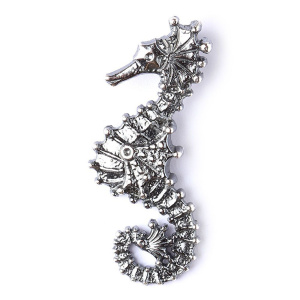 "Море", центральный элемент, ант. серебро, 1 шт. (#С3705)