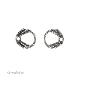 "Стимпанк", тоггл-элемент, ант. серебро, 1 шт. (#С1441)