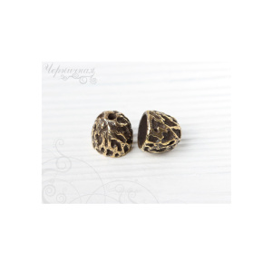 Концевик, ант. латунь, 1 шт. (#Л2957)