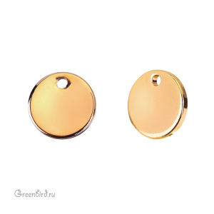 Подвеска "Монисто" 8 мм, золото, 1 шт. (#SV1701-Pendant-55G)