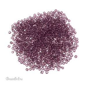 Винтажный бисер круглый 13/0, Tr. Plum 4 (#199)