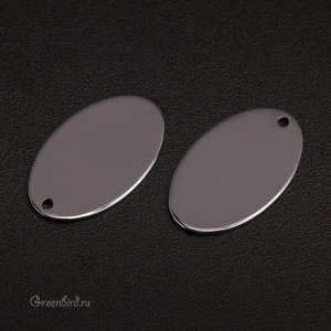 Подвеска "Монисто", gunmetal, 1 шт. (#SVA-BASE-350T)