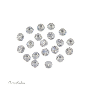 Swarovski 5000 Бусины круглые 2 мм, легкое бриллиантовое сияние (#001DTLI), уп. 20 шт.