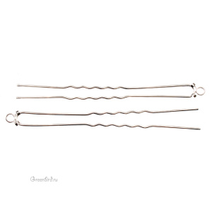 Шпилька для волос с колечком, 1 шт. (#1HSP)