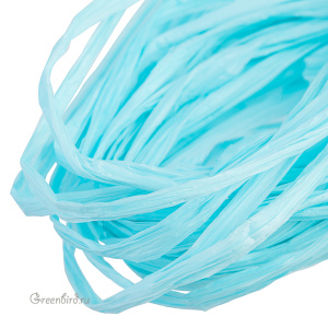 Рафия, 5 мм, голубой Matte (#4044)