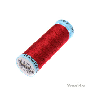 Шелковая нить Gutermann S303, 100м, рубин (#367)