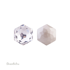 Swarovski 4683 Тонкий Гексагон 10x11,2 мм, прозрачный (#001), 1 шт.