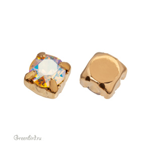 1088 Chaton SS29 в оправе, золото – Light Topaz Shimmer (#226SHIM)