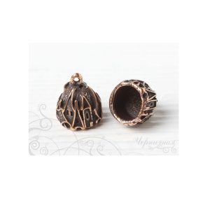 Концевик, ант. бронза, 1 шт. (#2927)