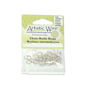 Соединительные кольца Artistic Wire 18Ga 3.97 мм, серебрис. 
