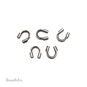 Протектор для тросика, ант. серебро, 1 шт. (#WG01ASP-1)