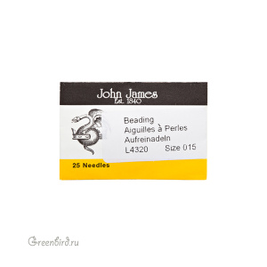 Иглы John James №15 (уп. 25 шт)